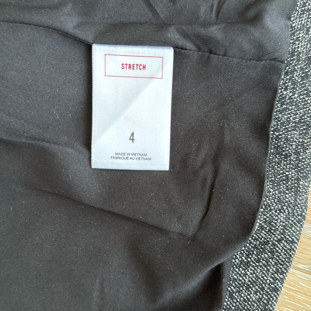 Express Women's Gray Patterned Double-Breasted Bl… - image 3